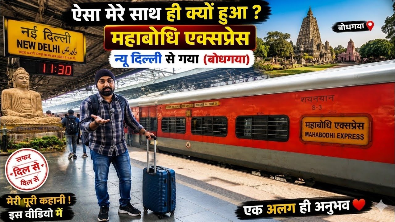 Journey in Mahabodhi Express | 12398 Sleeper Journey Experience | इतनी भीड़ इसमें ?