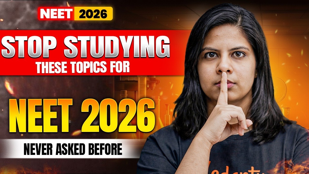 Don't Waste Your Time! PCB Topics That NTA Ignores | NEET 2026