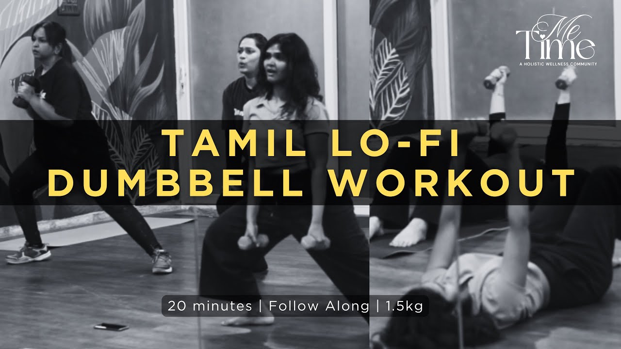 20-Minute Dumbbell Workout | 1.5 kg | Full Body Strength with 90s Lofi | Follow Along MeTime