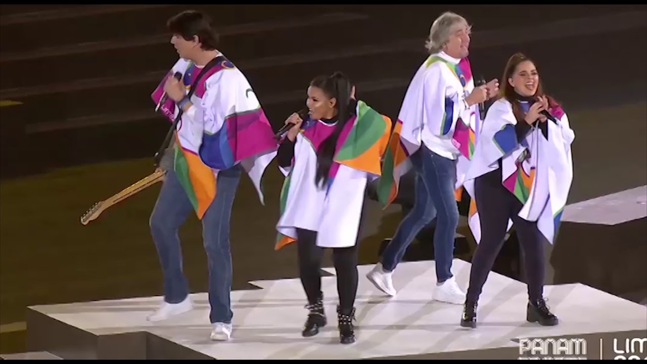 PanAm Sports Lima 2019: Canción de Pedro Suárez-Vértiz “Jugamos Todos” 26JUL'19 HD