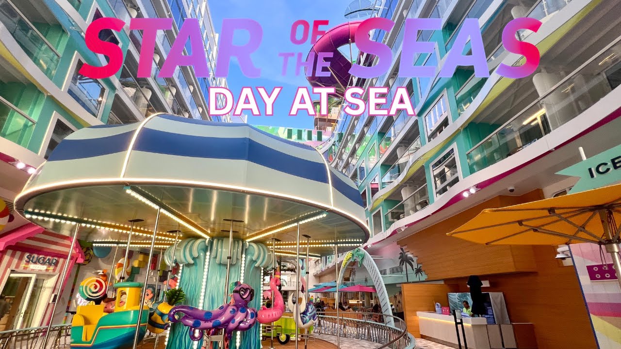 Star of the Seas Cruise Vlog | Day 2 Sea Day: Playmakers, Giovanni’s, Laser Tag & Back to the Future