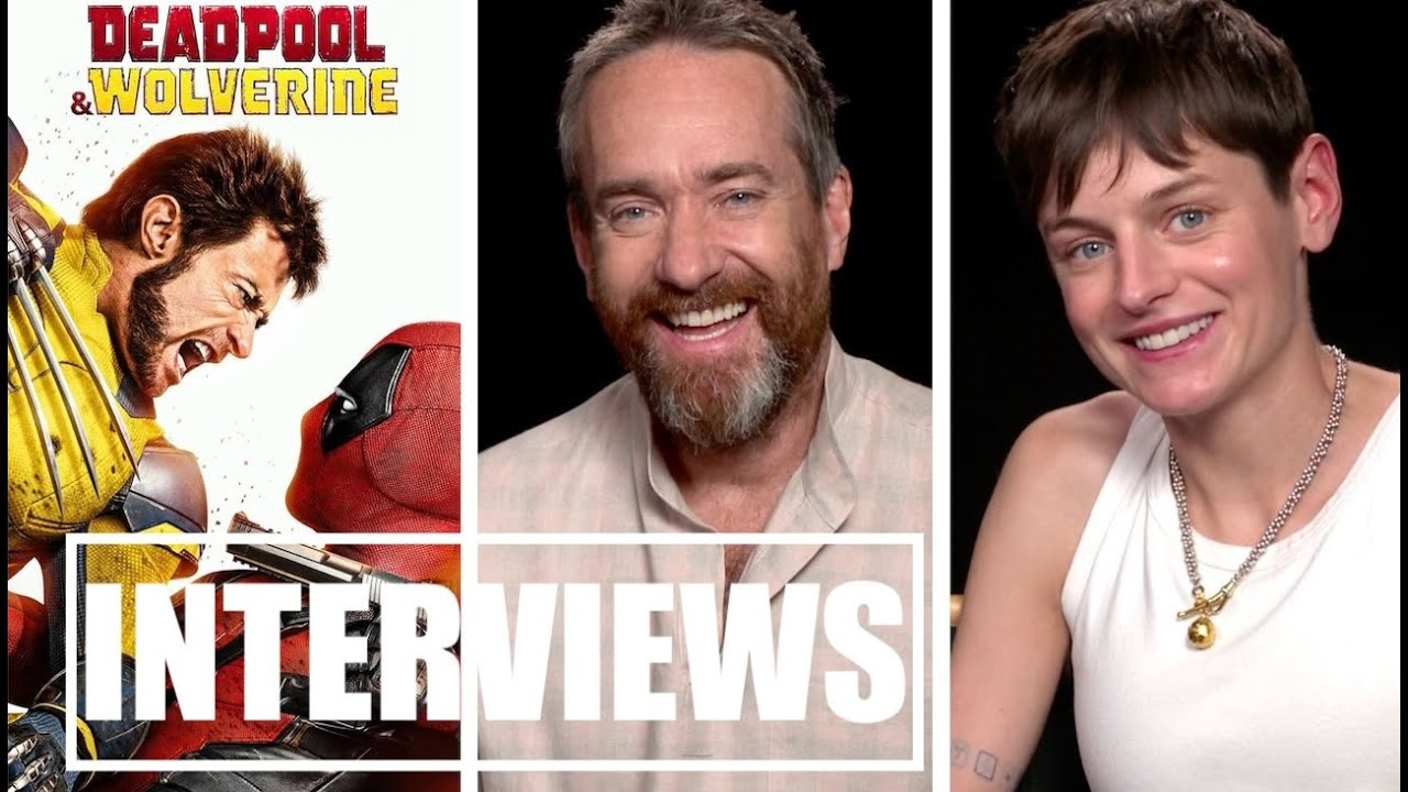DEADPOOL & WOLVERINE Fun Cast Interviews - Matthew Macfadyen, Emma Corrin