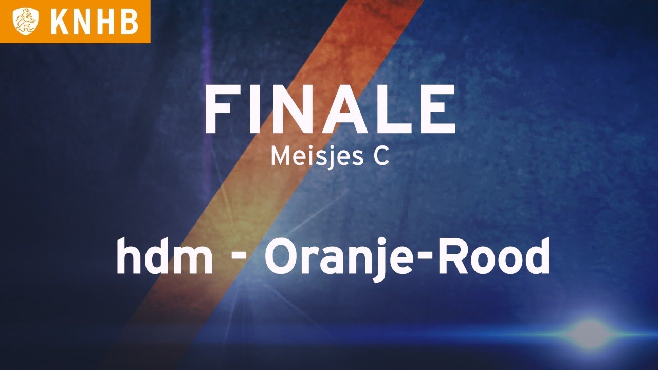NK Zaal Finale Meisjes C I hdm - Oranje-Rood