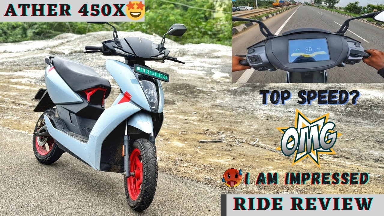 Ather 450X😈 - Ride Review/Mad Power🤯/Better Than Ola S1😱/Features🤩/Rocket🚀/Mileage?/@Track_Twister