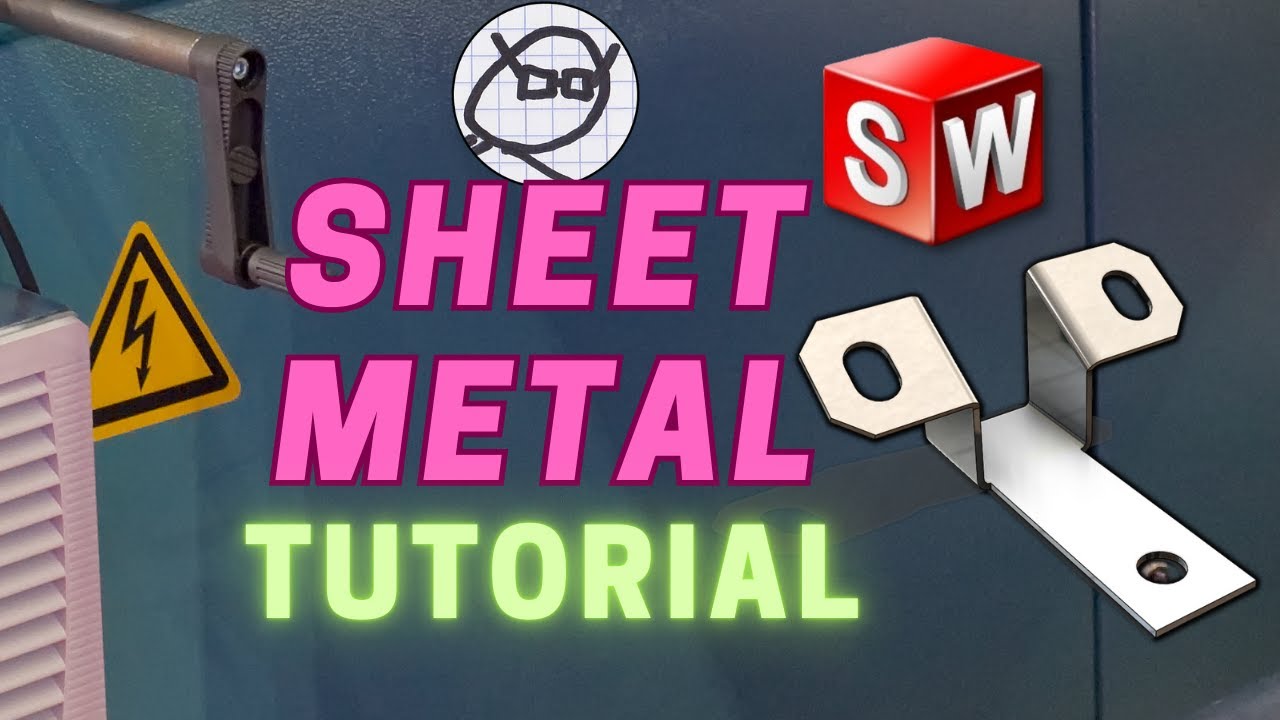 SolidWorks Sheet Metal Tutorial - METAL CLIP - 21-01-02