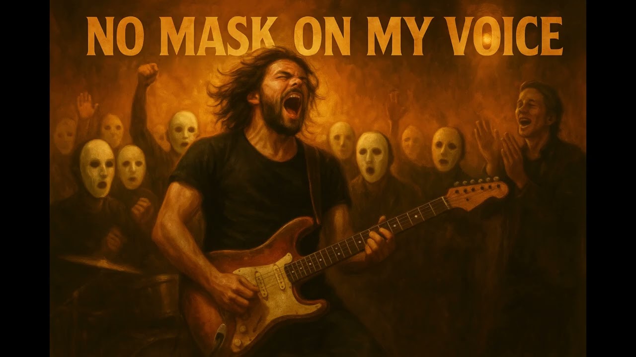 No Mask on My Voice | AI Created Powerful Rock Anthem