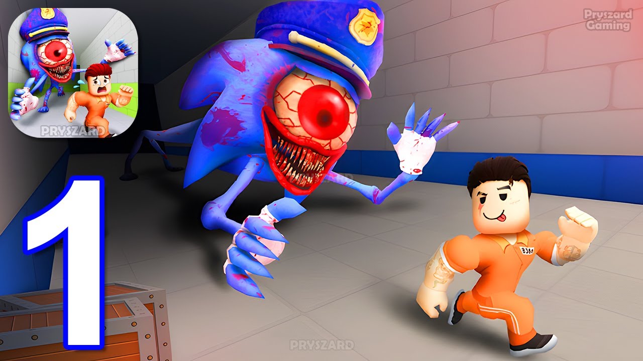 Prison Break Escape Challenge - Gameplay Walkthrough Part 1 Escape From Prison Obby (iOS, Android)