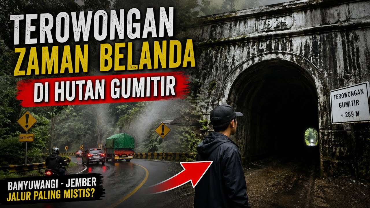 Terowongan Kereta Api Tersembunyi di Hutan Gumitir I Peninggalan Zaman Kolonial
