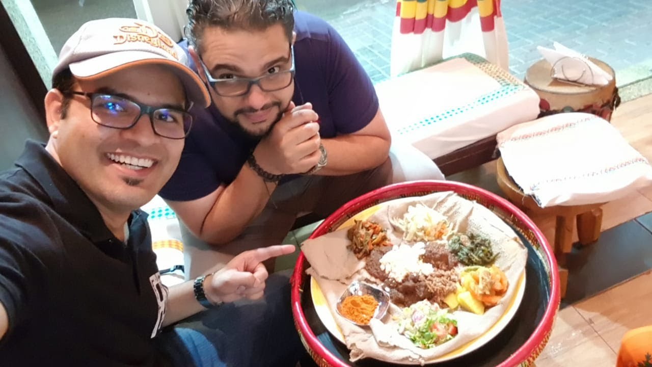 Ethiopian Food🇪🇹 | Ethiopian Dubai | Zagol Restaurant | الحلبي مع الاكل الاثيوبي