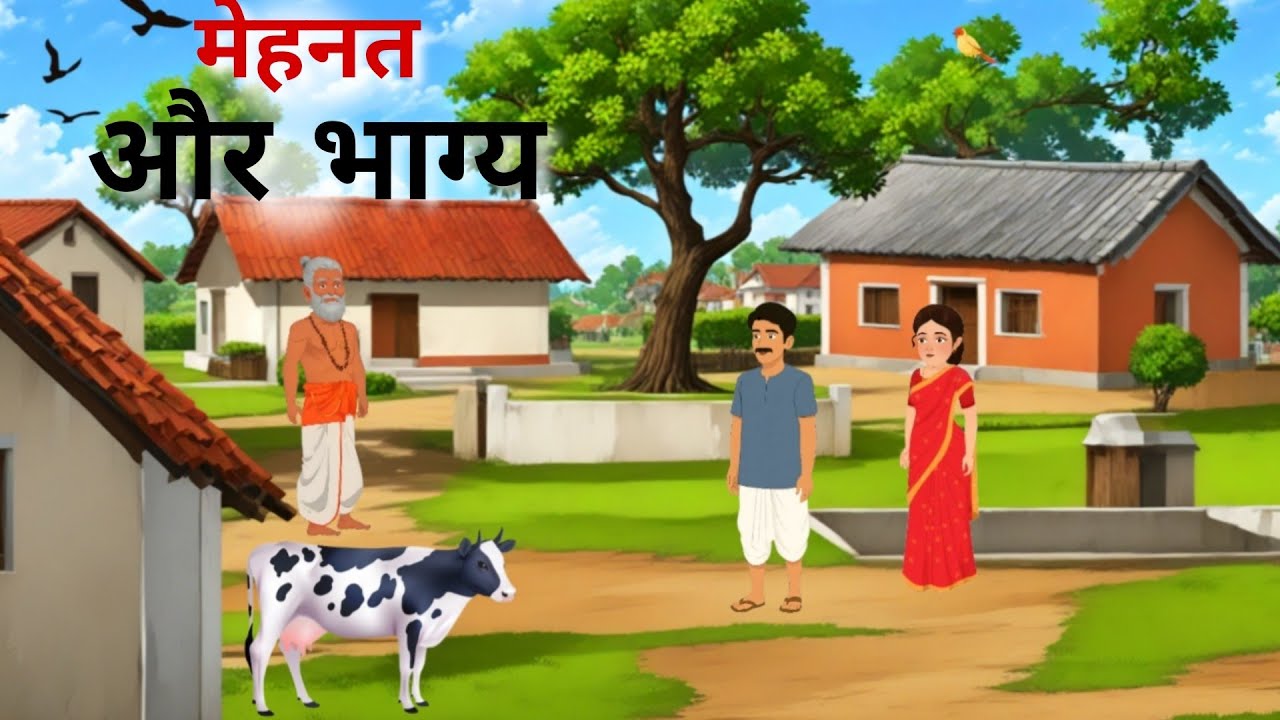 मेहनत और भाग्य| मेहनत जीती या भाग्य? सच्चाई जानकर दंग रह जाओगे| Mehnat aur bhagya| Bed time story|