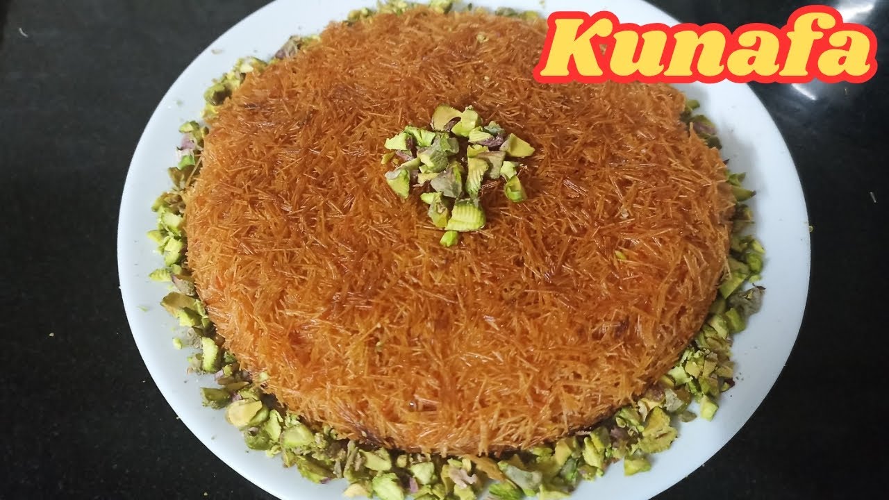 Kunafa Recipe / how to make Arabic kunafa / കുനാഫ റെസിപ്പി / #reghasdiary 