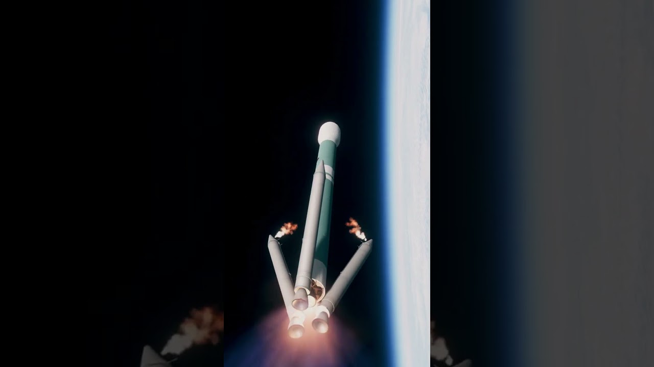 Delta II booster sep. goes wrong | KSP RSS RO #space #kerbal