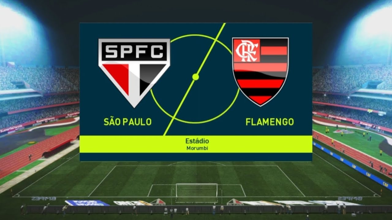 EFOOTBALL 25 LDA XBOX 360 SÃO PAULO X FLAMENGO GAMEPLAY