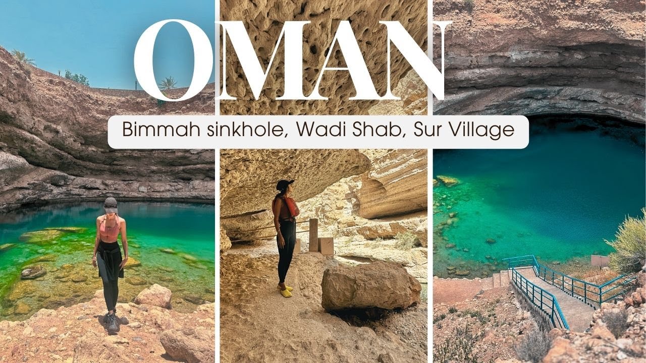 Exploring Bimmah Sinkhole, Wadi Shab & Sur Village In Oman - A Travel Documentary | Talkin Travel