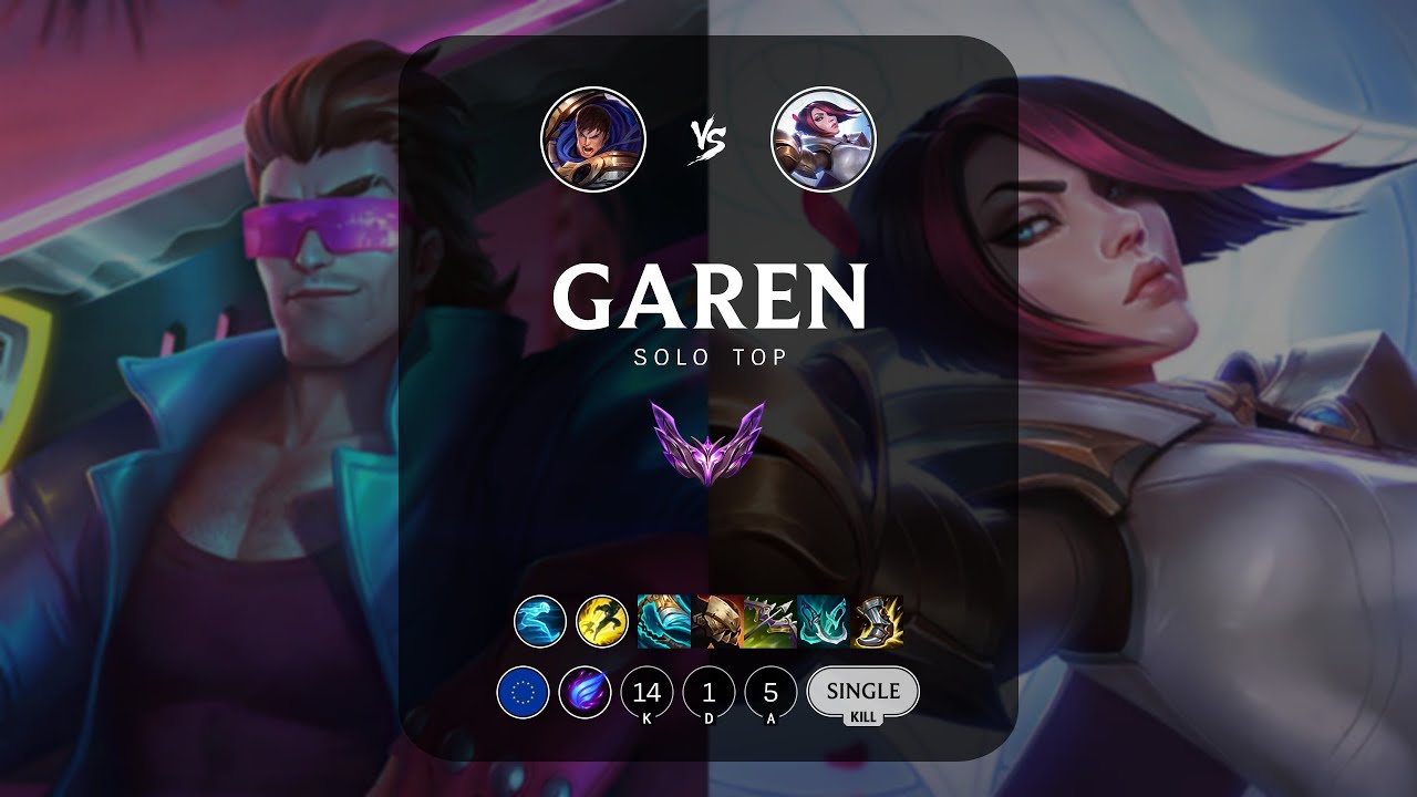 Garen Top vs Fiora - EUW Master Patch 13.15