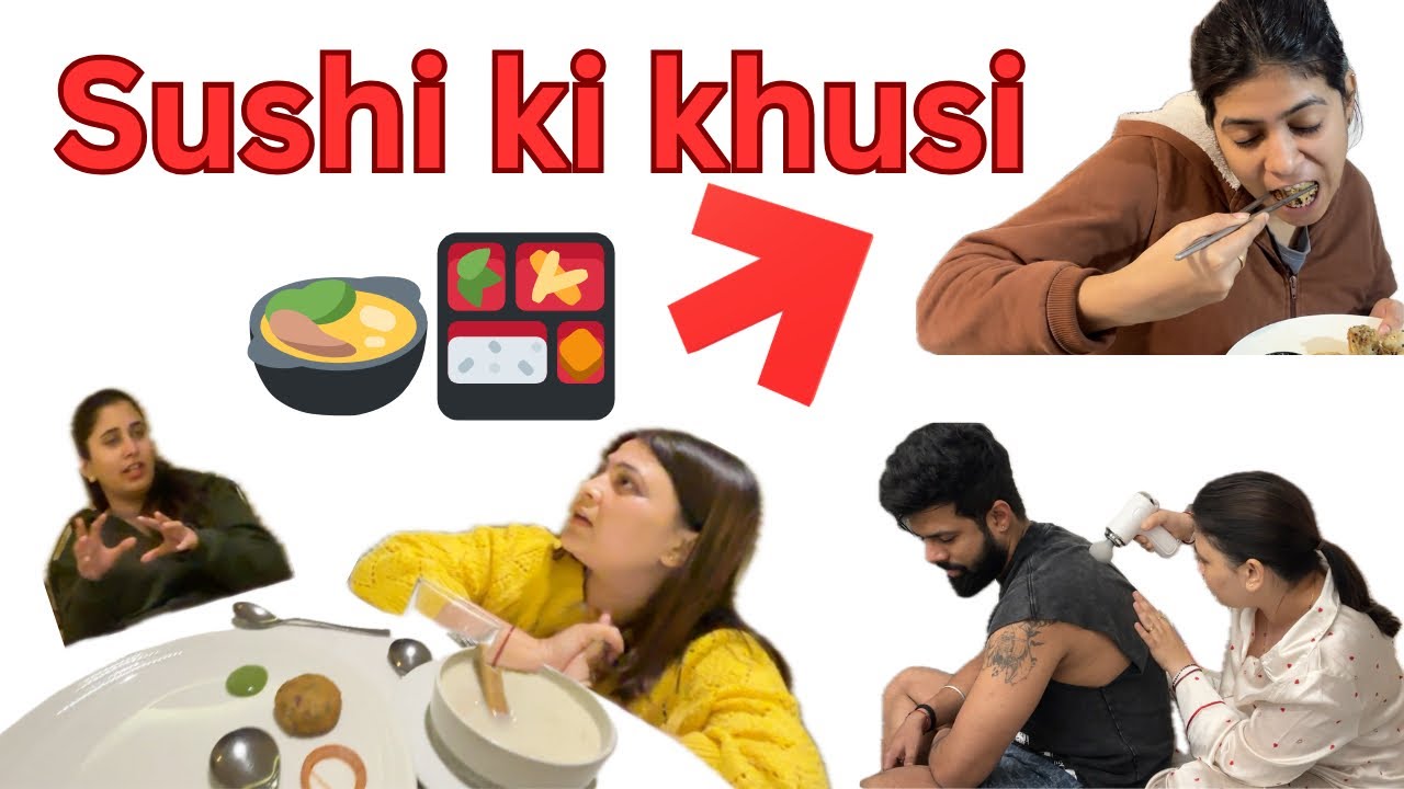Went to Indore AGAIN 😍 | Sushi Surprise for Mansi 🍣 | Fun Family Vlog