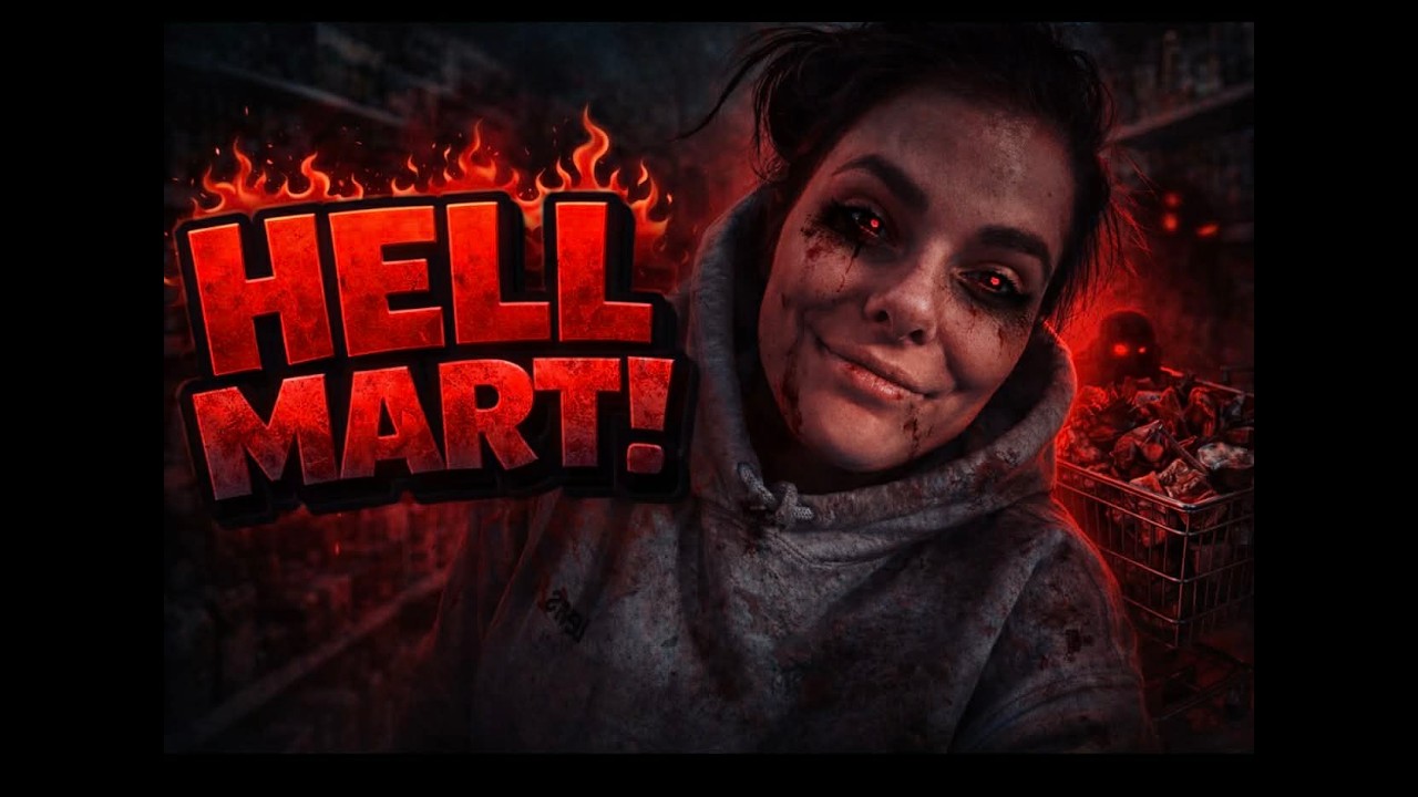 Jeg ble jaget i en FORLATT butikk.. HELLMART- FULL VERSJON (Norsk)