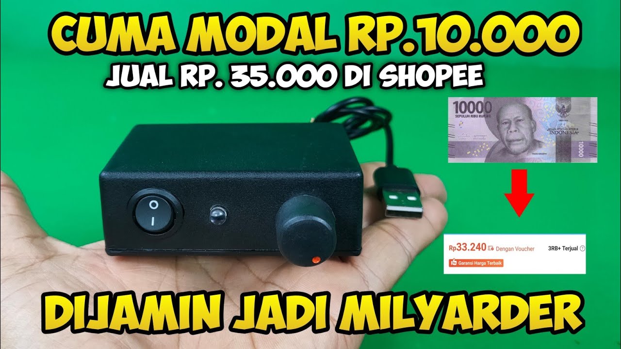 DIJAMIN JADI MILYARDER! CUMA MODAL RP. 10.000 BIKIN AMPLIFIER TERLARIS DI SHOPEE