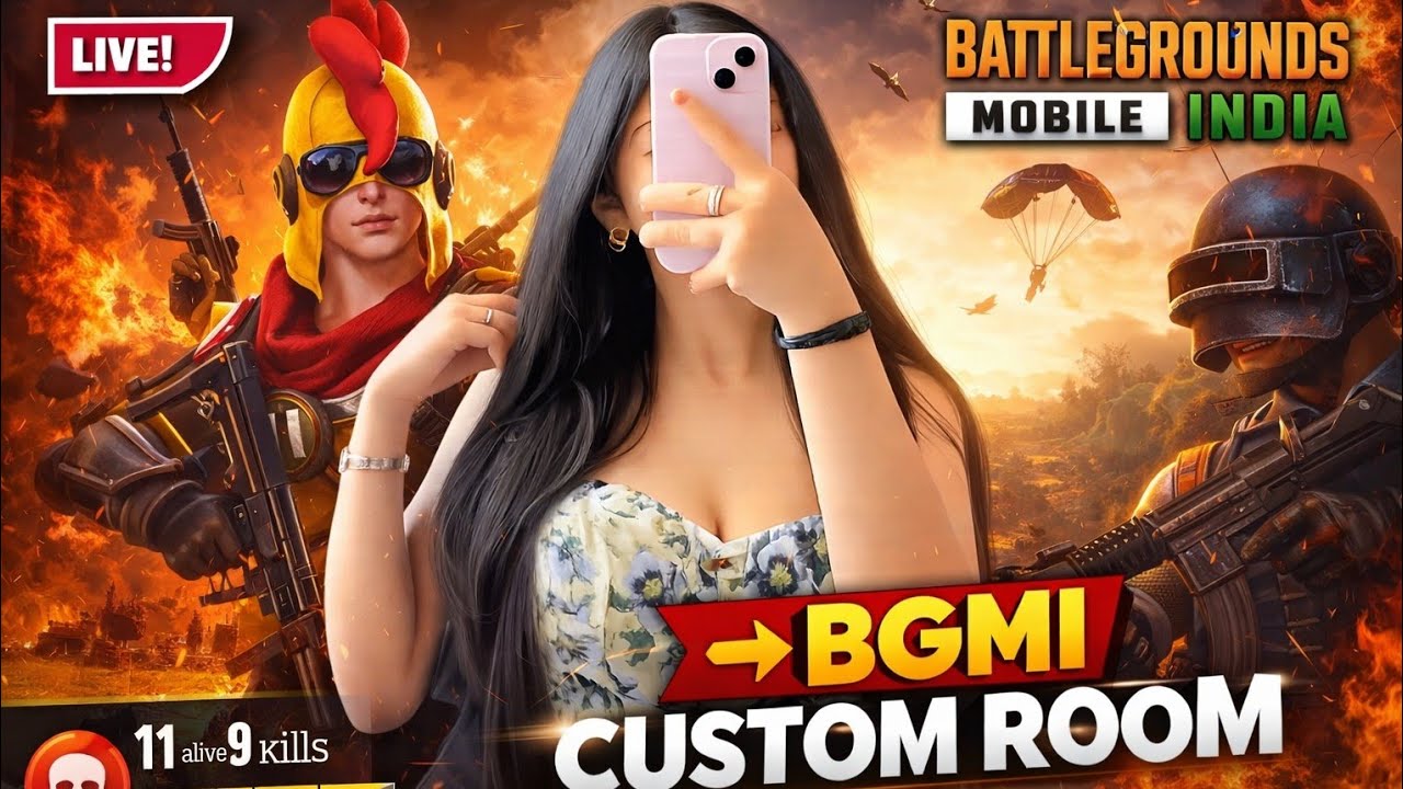 BGMI LIVE CUSTOM ROOM || Custom Room || PUBG LIVE CUSTOM ROOM #bgmi #bgmilivecustomroom #customroom
