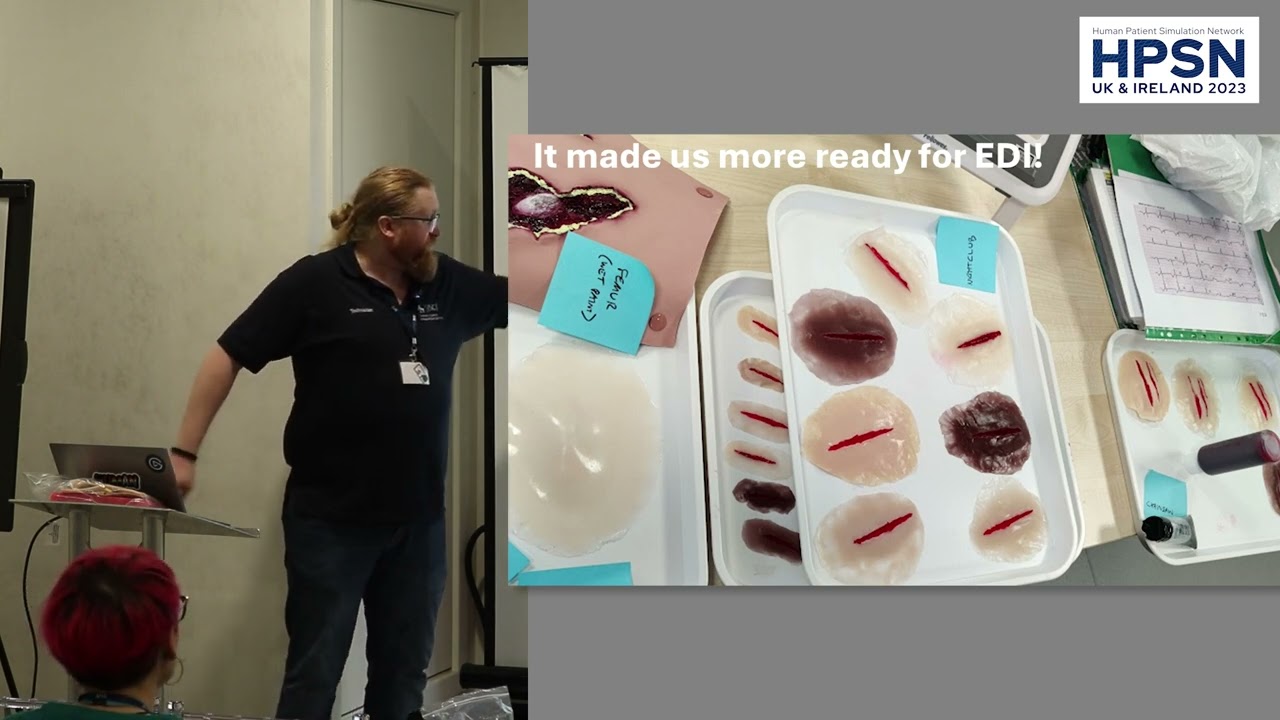 Producing fake wounds with self -Mix silicone - A hands on workshop