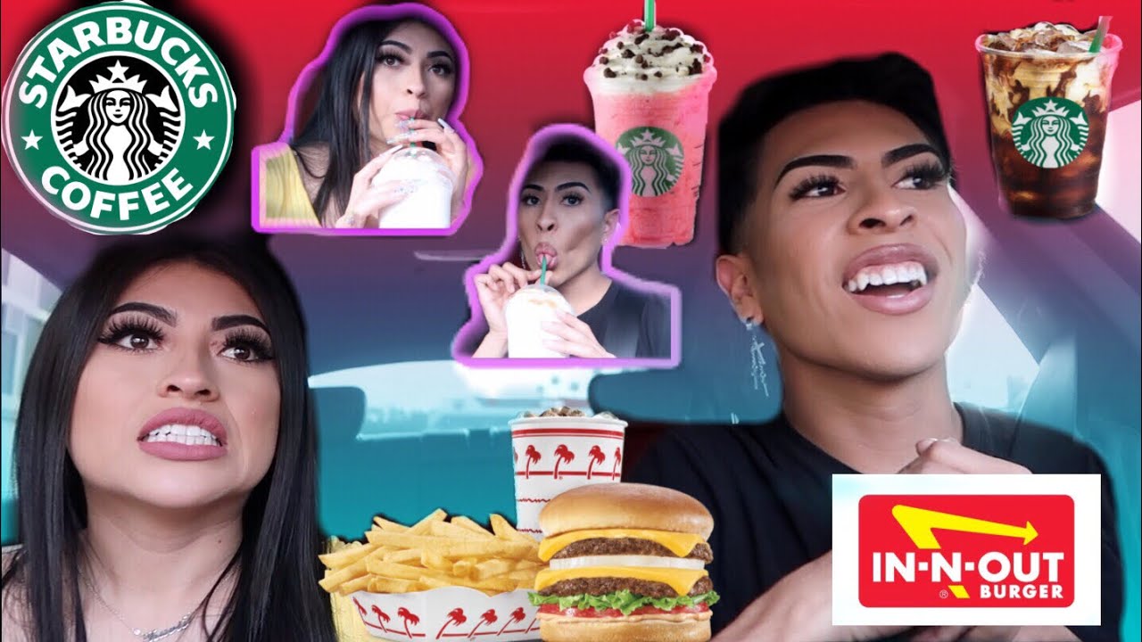 Letting The Person in FRONT of us DECIDE What We Eat For 24 HOURS!