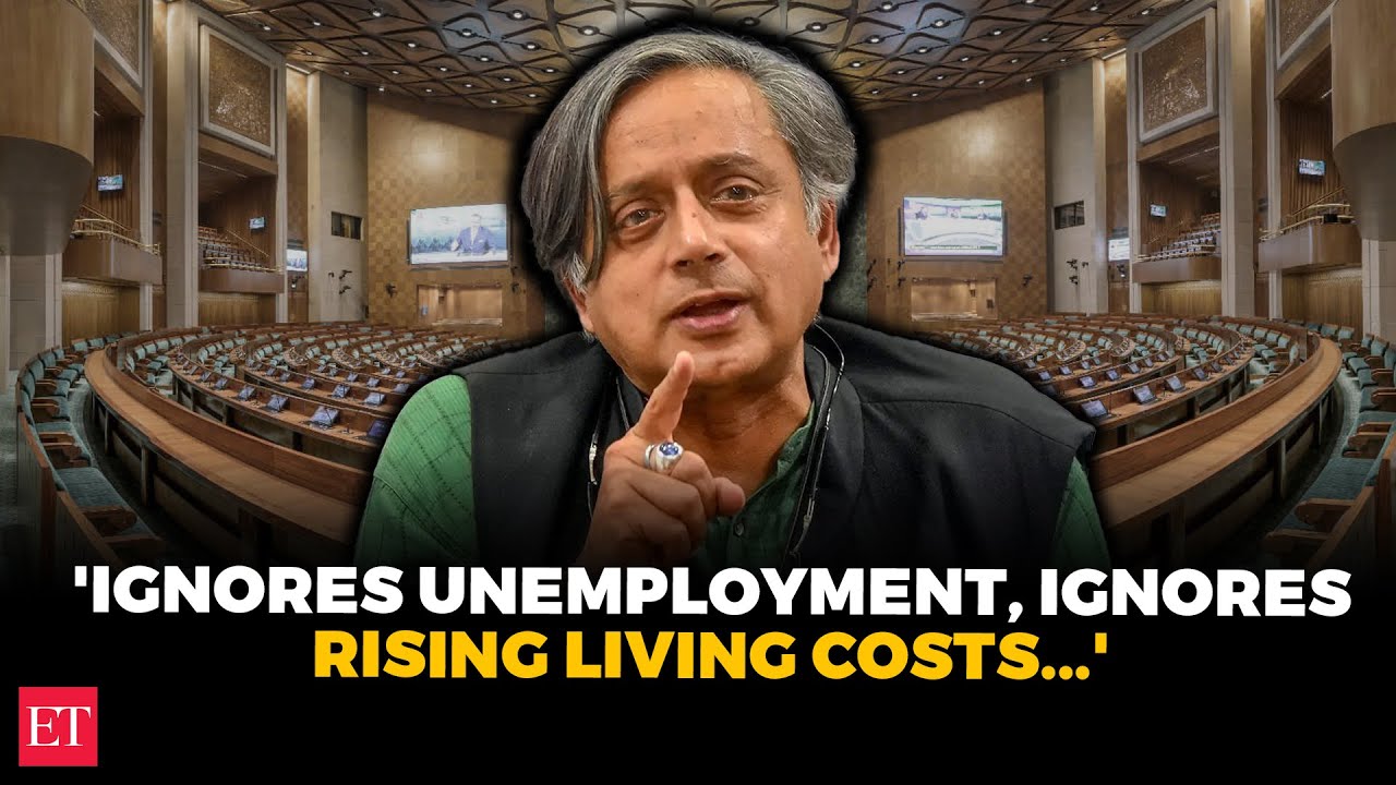 'Budget without vision and balance': Shashi Tharoor questions govt spending in Lok Sabha