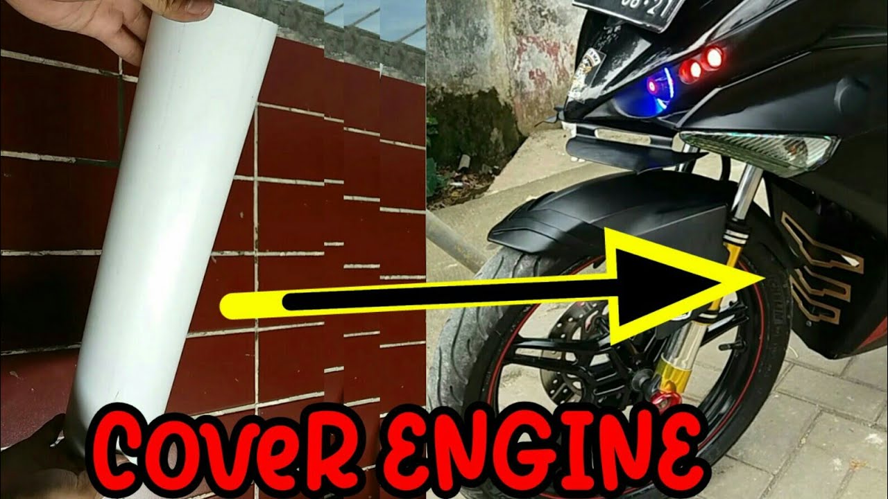 Membuat Cover Engine Dari Pipa Paralon
