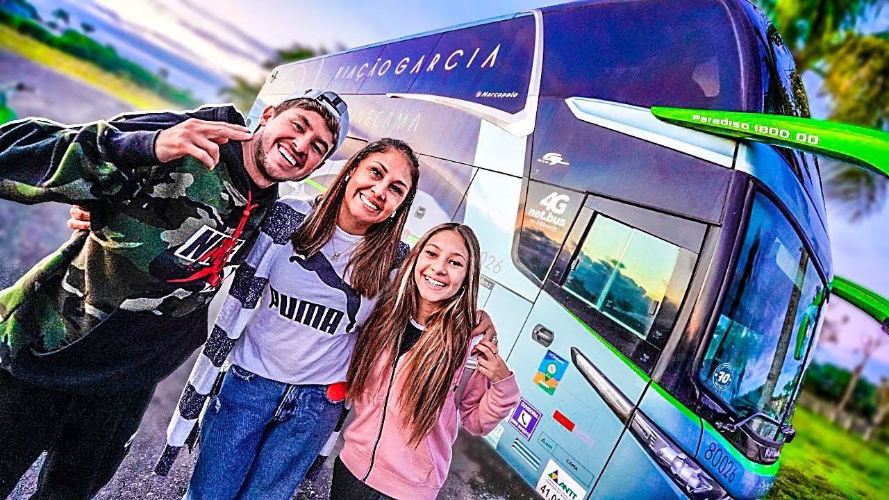 PRIMEIRA VIAGEM DA MINHA FAMÍLIA NUM ÔNIBUS DESSE