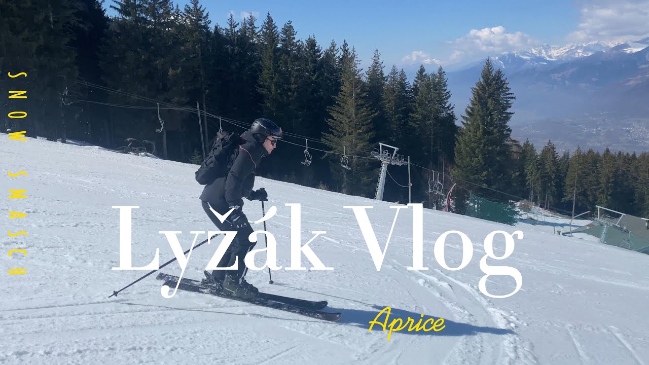 Aprica ski resort in action