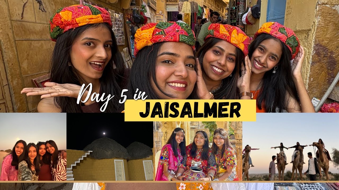 Day 5 in Jaisalmer | Jaisalmer Fort | Gadisar Lake | Camel Ride #rajasthantrip #jaisalmer #camelride