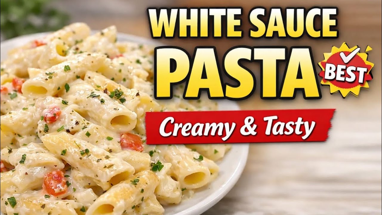 Creamy White Sauce Pasta Recipe 😋 | Restaurant Style Pasta at Home  