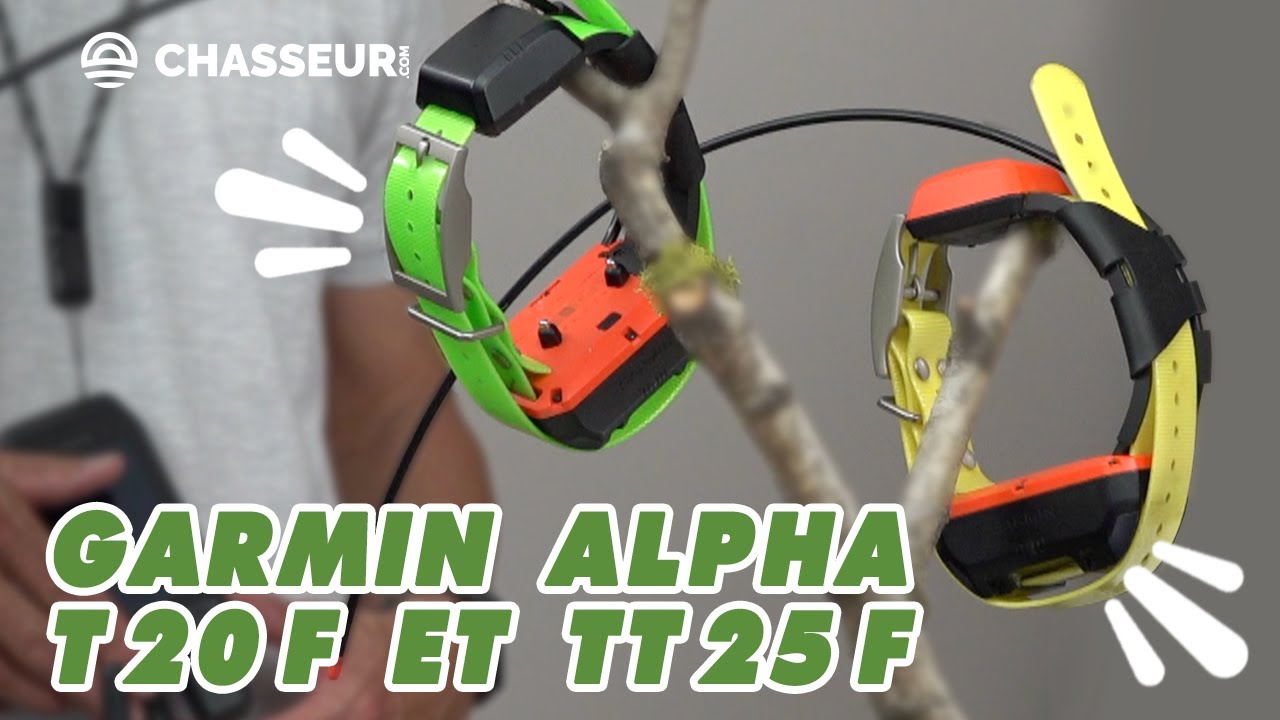 Colliers Garmin Alpha T 20 F et TT 25 F