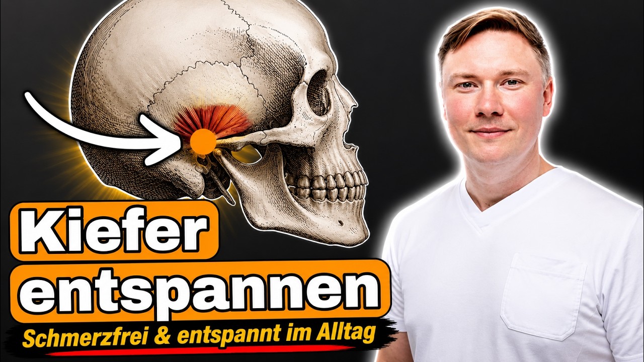 Kieferknacken loswerden mit nur EINER Übung | CMD - Bruxismus - Tinnitus | Mein Physio
