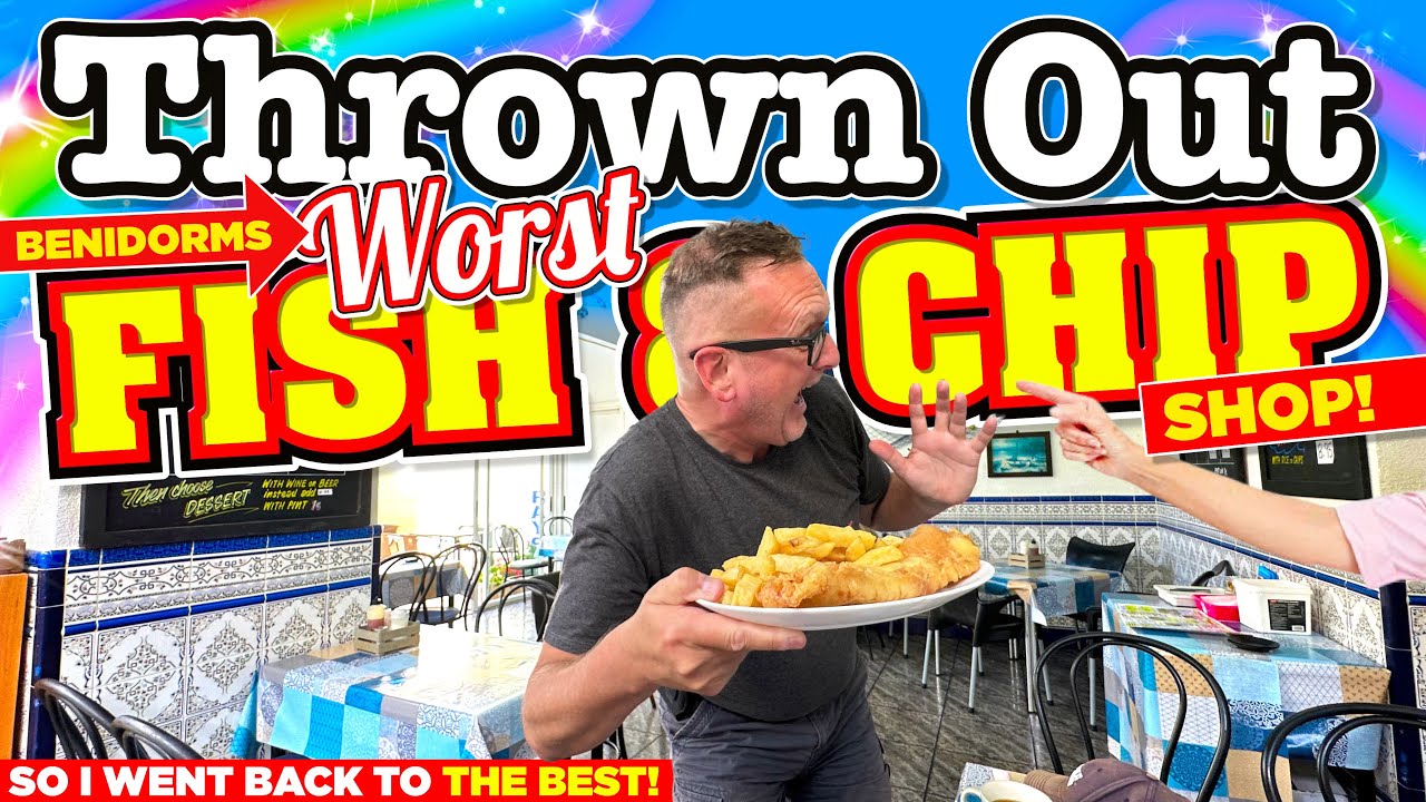 Меня ВЫШЛИ из ХУДШЕГО магазина Fish & Chip в Бенидорме, поэтому я вернулся в ЛУЧШИЙ!