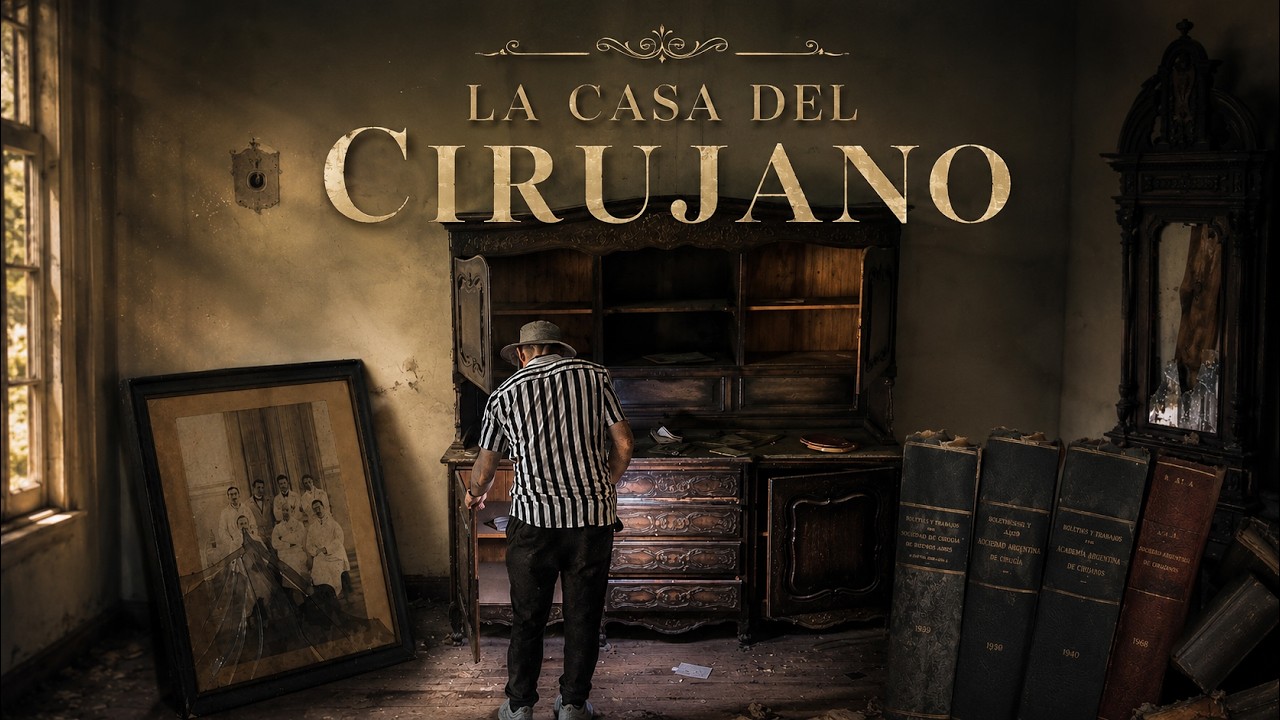 Acá vivió un médico cirujano, en mitad del campo