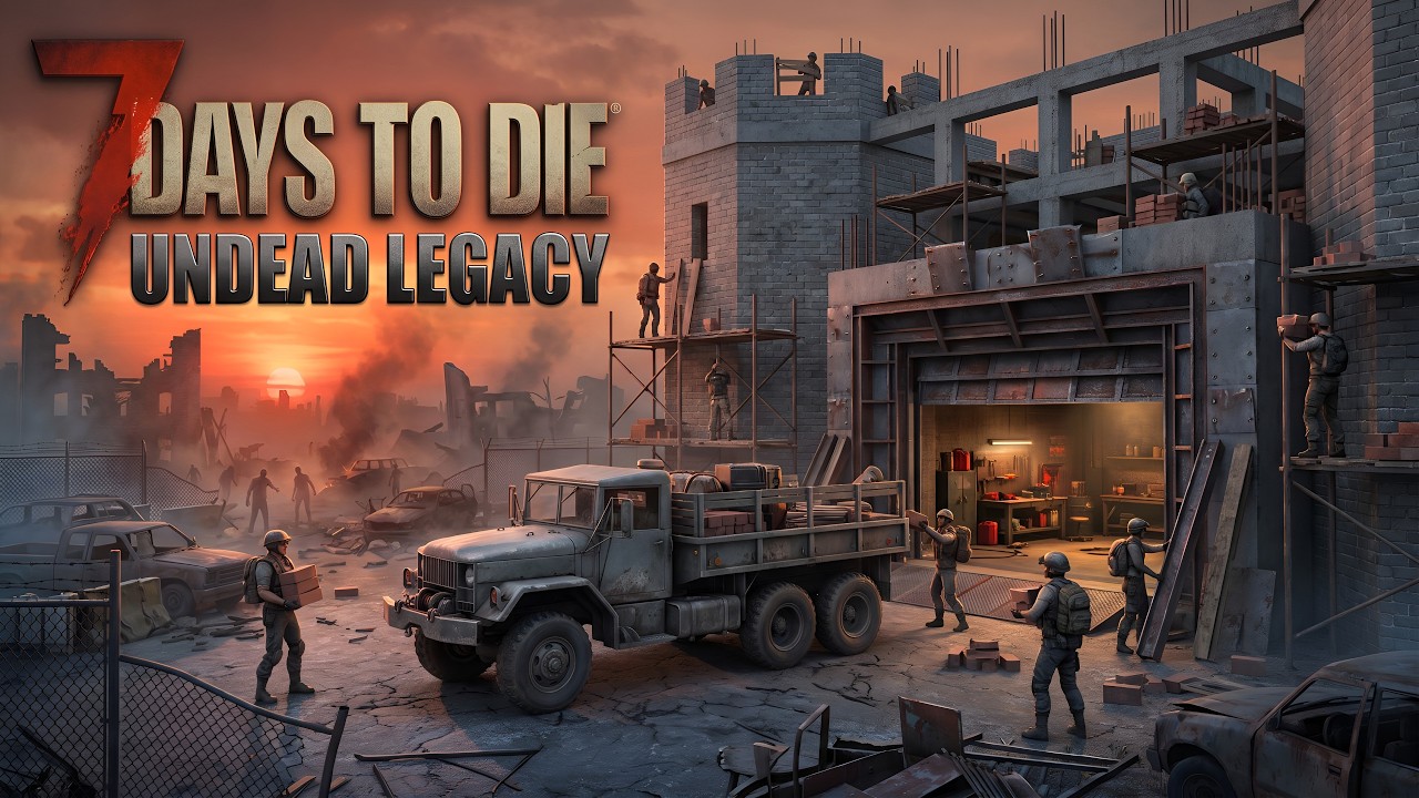 &laquo;Атмосферная База&raquo; Я ПОСТРОИЛ КРУТУЮ БАЗУ в Undead Legacy! Теперь отдыхаем | 7 Days to Die 2.6 #14