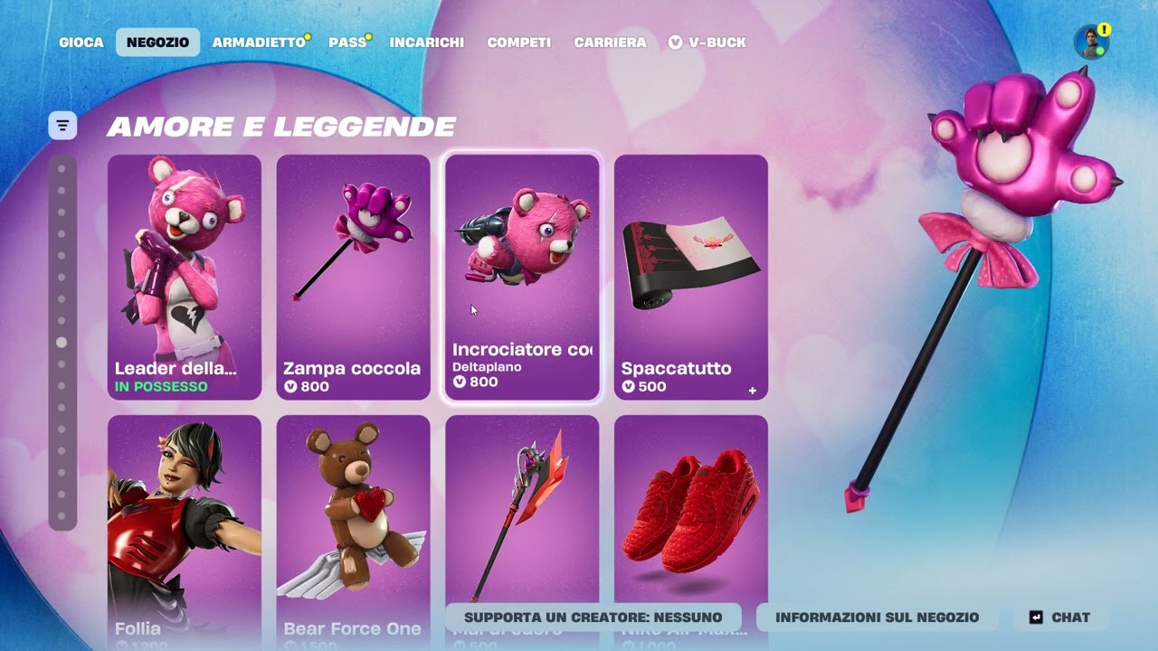Fortnite Negozio Dei Oggetti 18/2/26 ITA [I Piu Venduti Di Oggi]