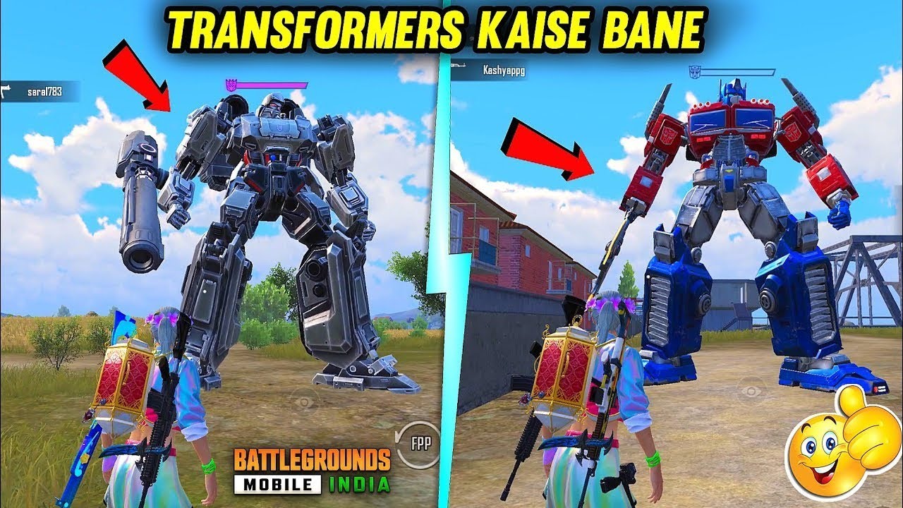 BGMI ME TRANSFORMER ROBOT KAISE BANE /SPACEBRIDGE BEACON HOW TO USE / BGMI SPACEBRIDGE LOCATION