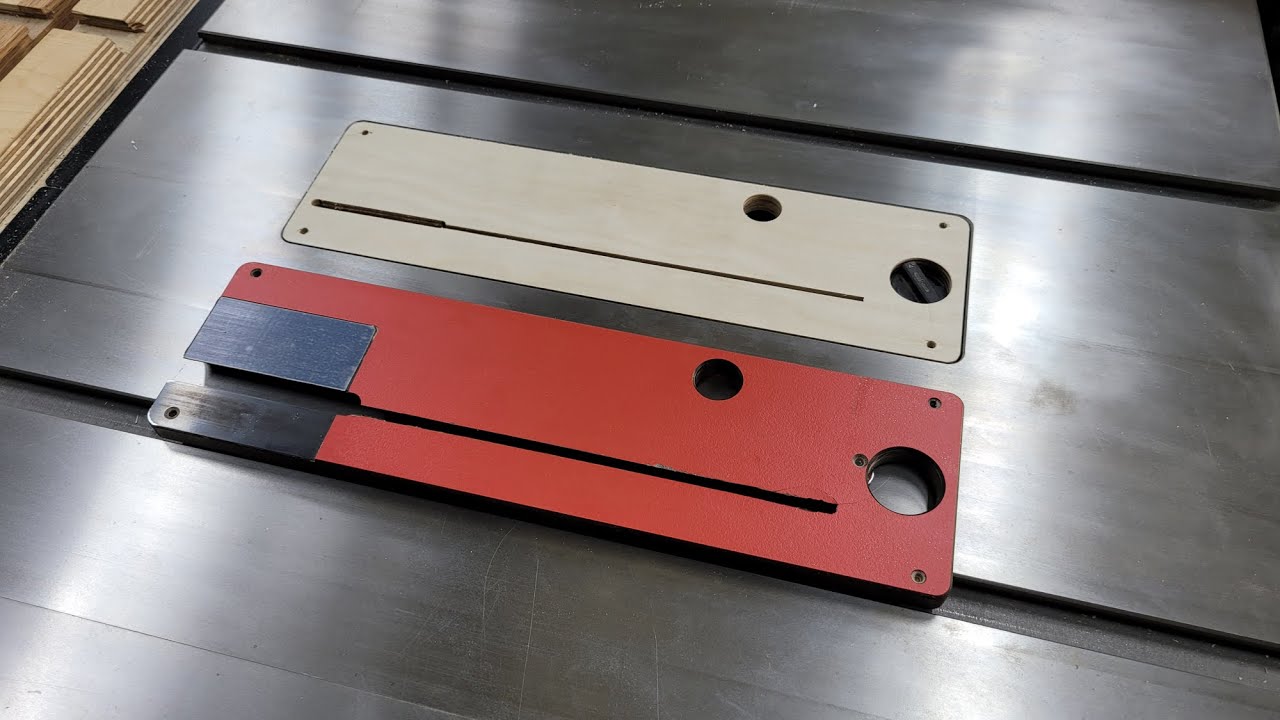 Making new zeroinsert for laguna tablesaw