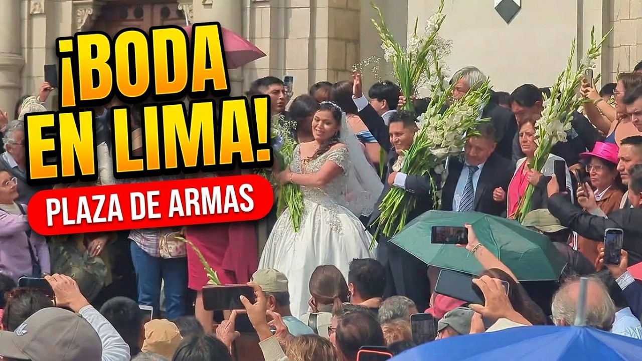 ¡BODA DE HUANCAYO EN LIMA! 💍 Matrimonio Andino en la Plaza de Armas | Tradición y Color