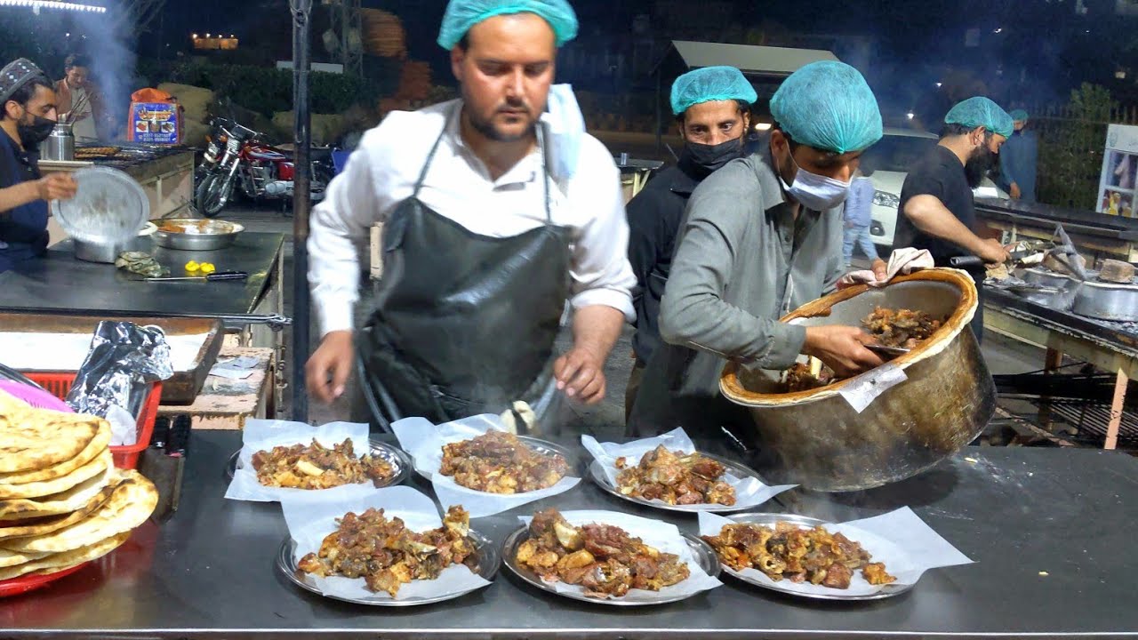 Peshawari Famous Dum Pukht - Zaiqa Restaurant, Ring Road Peshawar | Namkeen Gosht | Mutton Dum Pukht