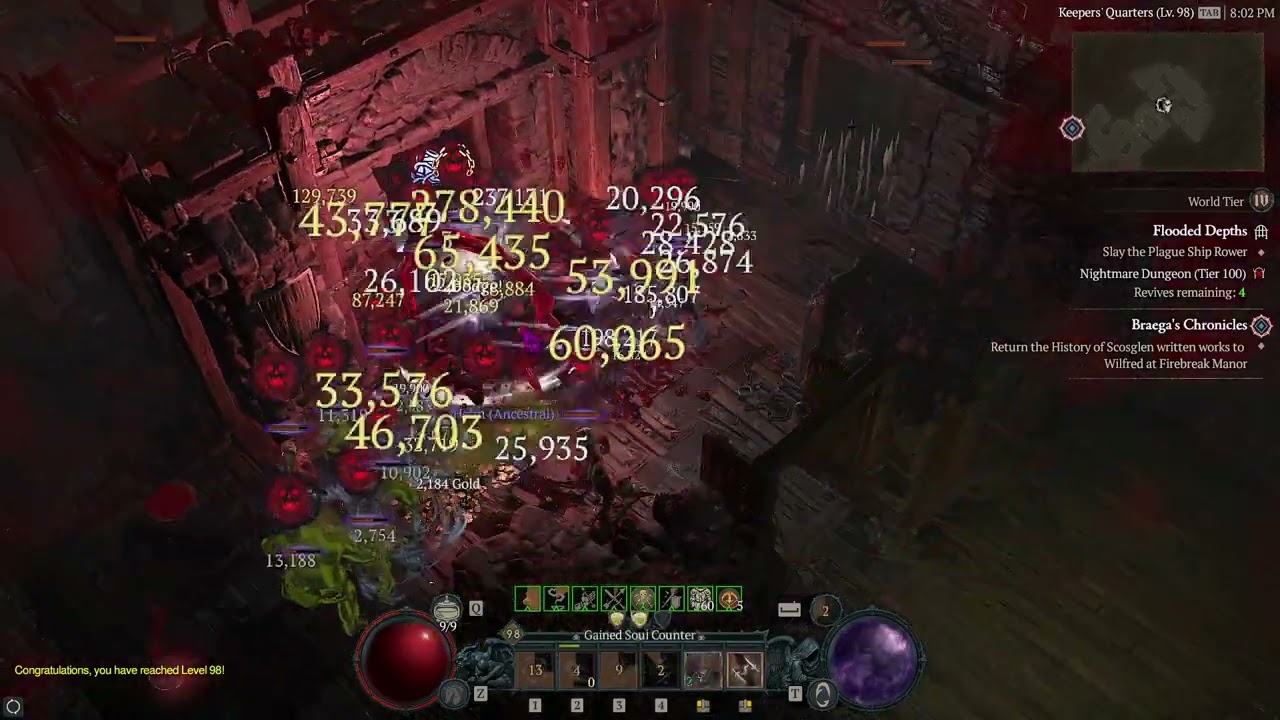 Diablo 4 Tier100 Flooded Depths TB Rogue