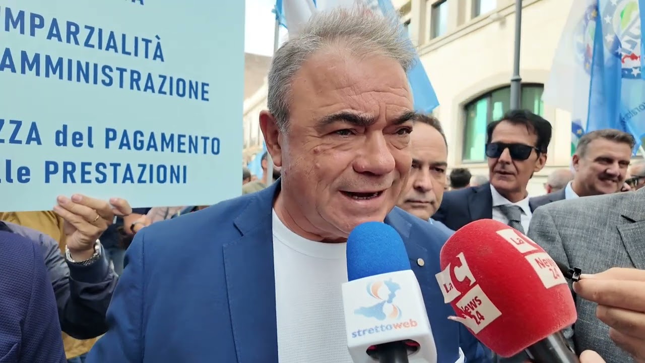 Sit-in dei sindacati di Polizia a Reggio: le parole di Felice Romano, Segretario Generale del SIULP