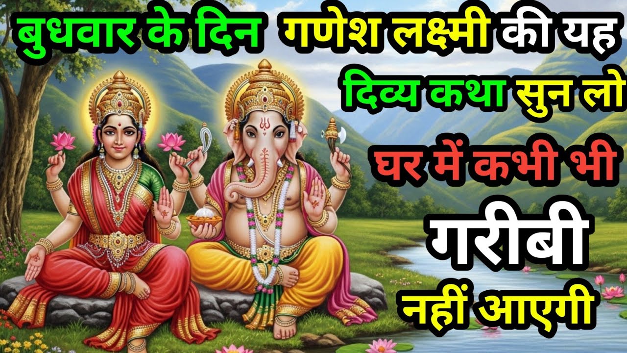 बुधवार की यह कथा सुनने से लक्ष्मी जी तुरंत प्रसन्न होती हैं।  गणेश की कृपा से बदल जाएगी आपकी किस्मत