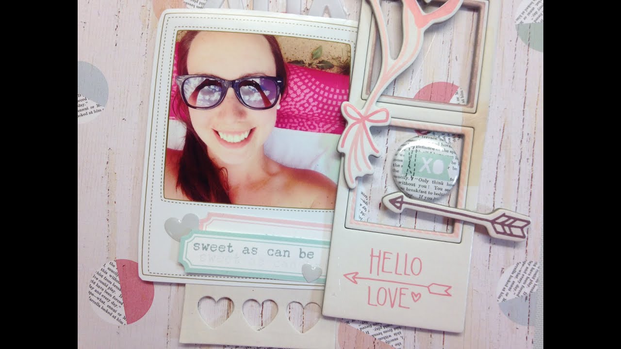 summer girl-Scraptastic Club process video