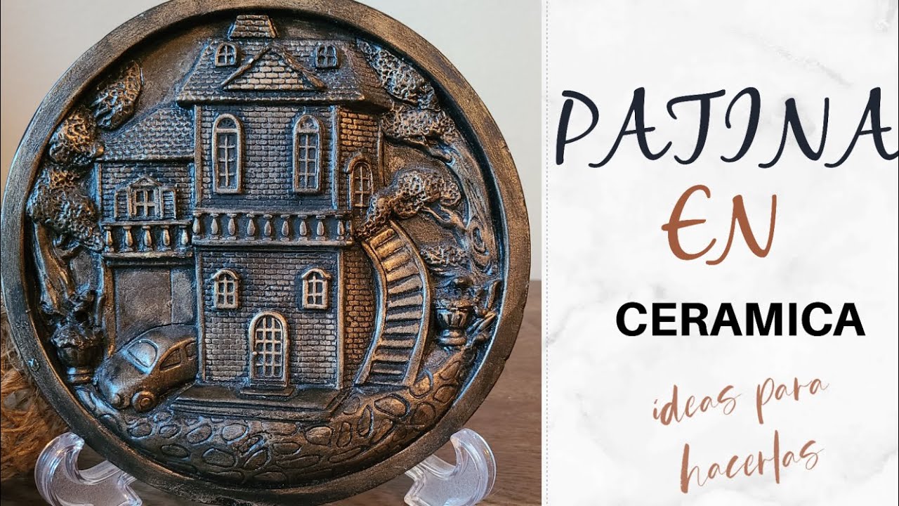 Pintura en  Cerámica con Patina