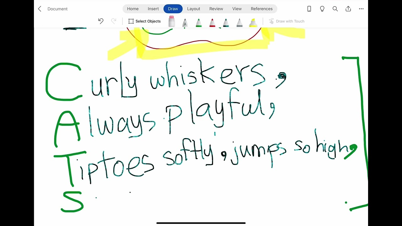 How to write an #acrostic #poem