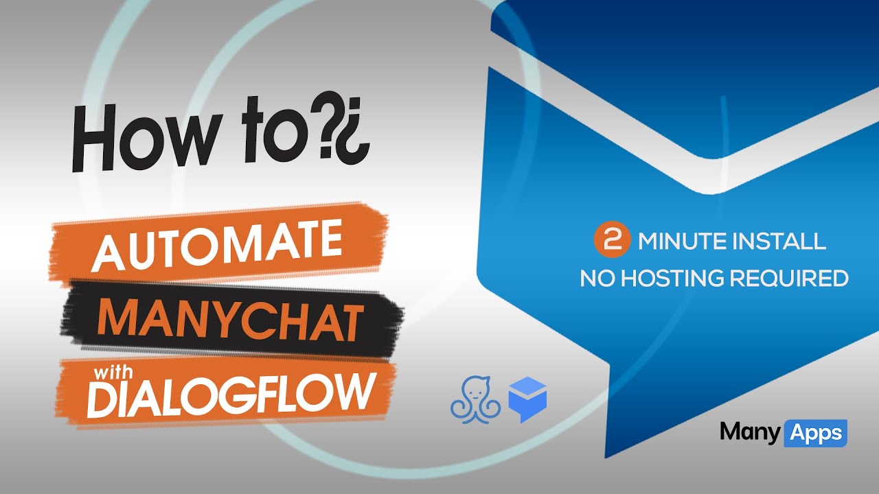 How to automate ManyChat with Dialogflow ES in only 2 minutes using the flowbuilder Actions menu?