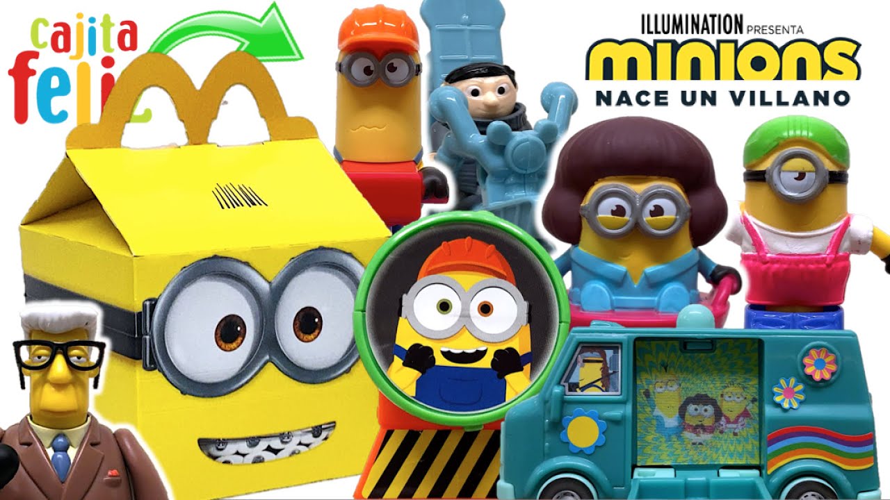 Cajita Feliz -  MINIONS 2 - El Origen de Gru (Parte 1) | McDonalds ASIA Colección 2022 - TOY SHOTS