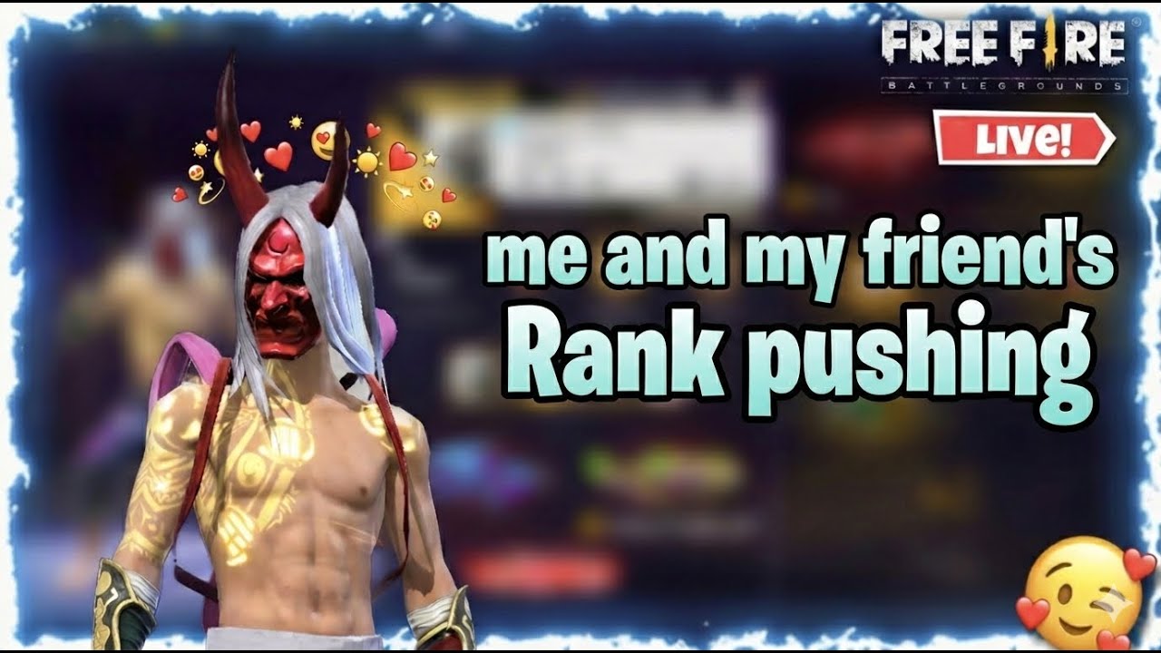 🔴RANK PUSH TO FREE FIRE🔥